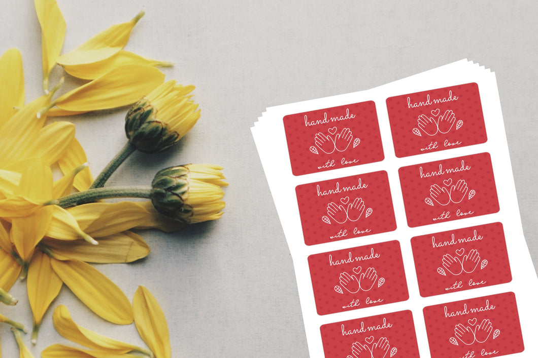 Custom printed rounded corners paper stickers 